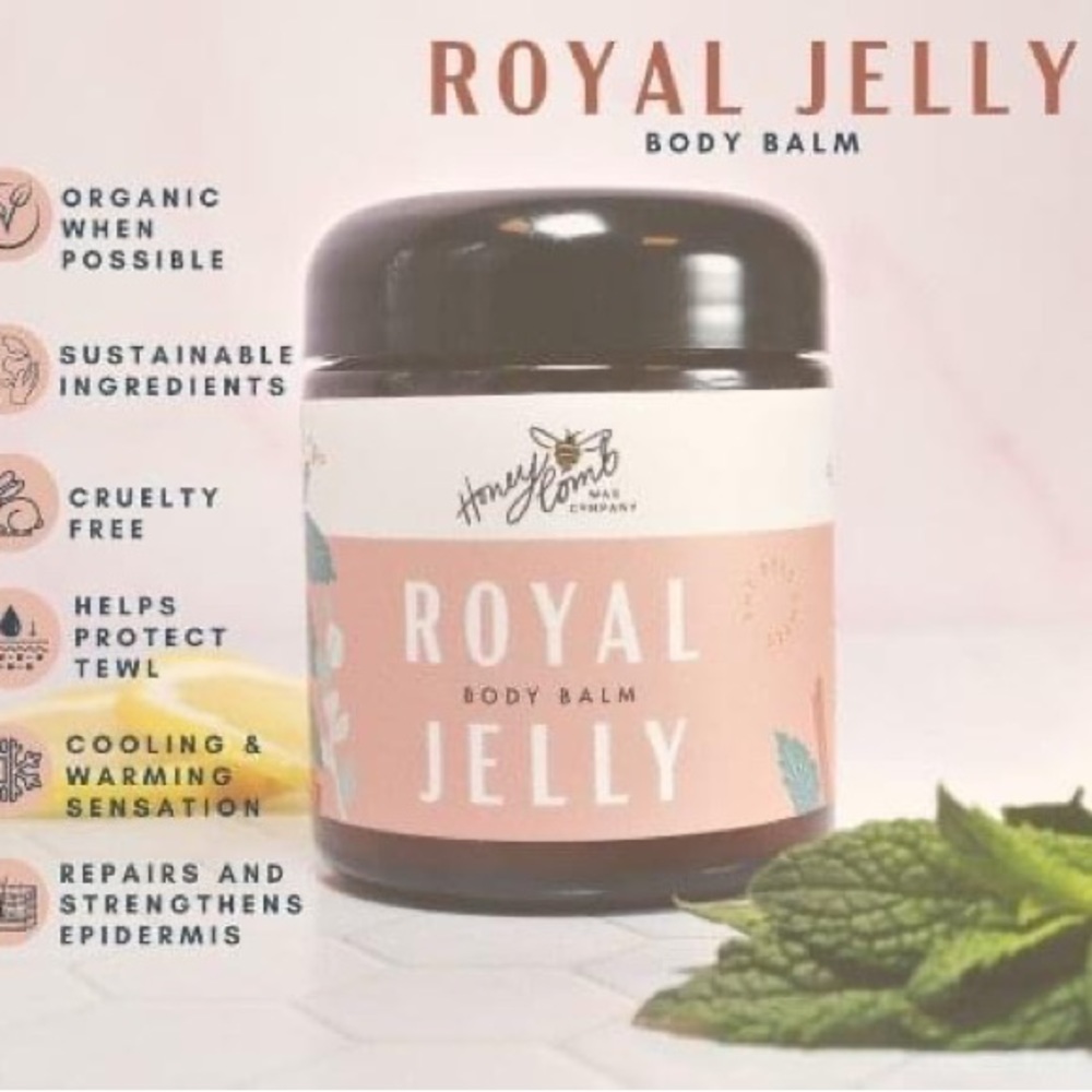 Honeycomb Professional Royal Jelly Body Balm - 4 oz